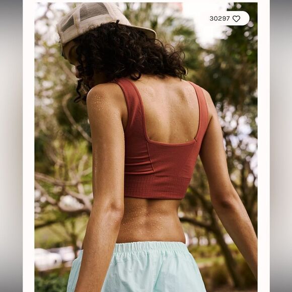 NWT Free People Movement Good Karma Square-Neck Bra - Picture 2 of 11